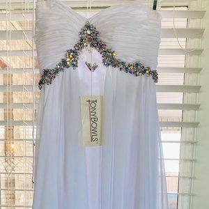 Beautiful Tony Bowls Gown Barely Worn